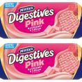 McVitie's Digestive Pink Raspberry & Cream Flavour Limited Edition 232g