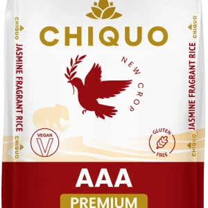 Chiquo AAA Premium Jasmine Fragrant Rice 10kg – Vegan & 100% Gluten Free