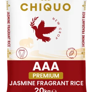 Chiquo AAA Premium Jasmine Fragrant Rice 20kg – Vegan & 100% Gluten Free