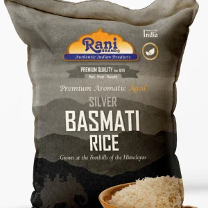 Rani Platinum White Basmati Rice Extra Long Aged 20-Pound Bag
